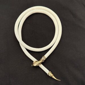 Rare find ! Vintage D L AULD Snake Metal Mesh Belt or Necklace